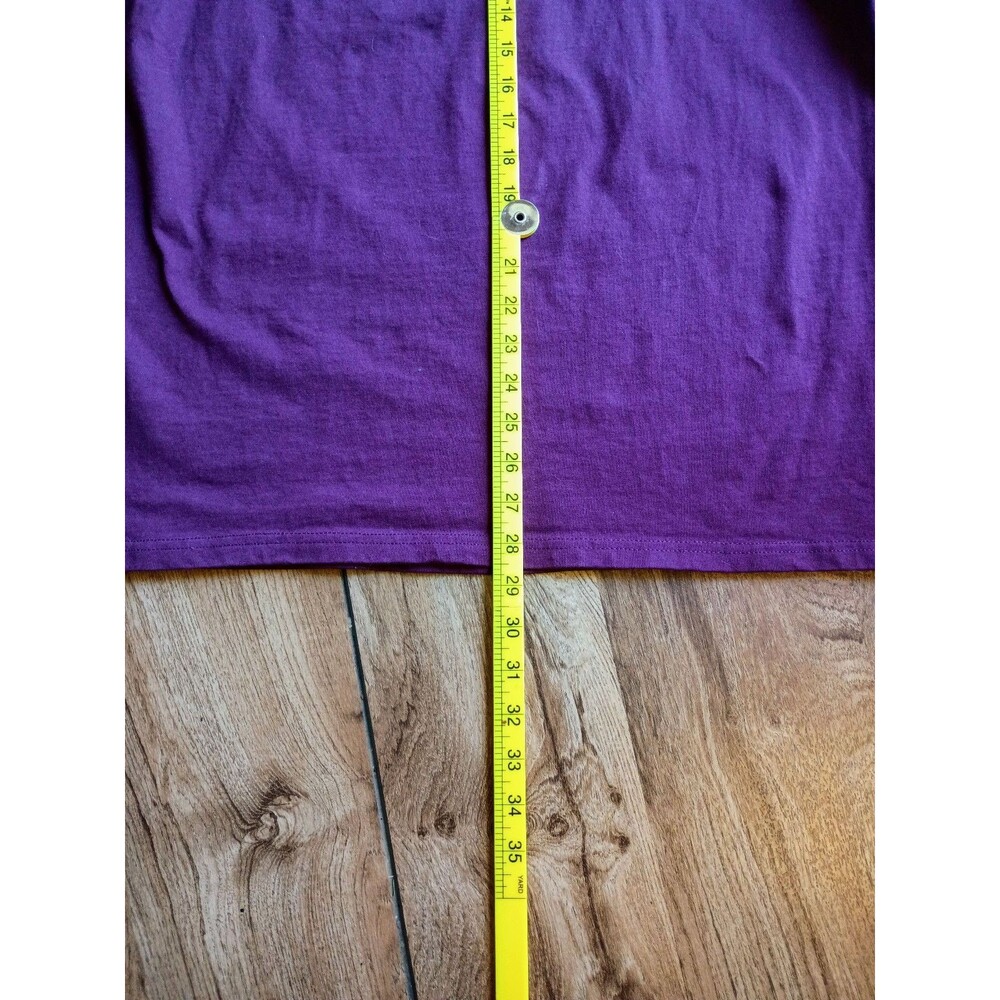 Champion Vintage Purple Earth Alien T-Shirt Men's Large - Picture 9 of 9